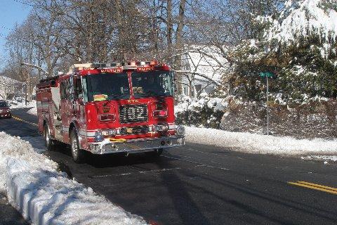 Engine 192 Responding on 2/9/13 Photo courtesy of RFD Firefighter Lester Millman